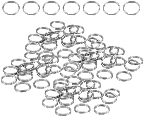 Uxcell 20 Pezzi Hardware Per Portachiavi - Clip In Ferro Per Cinghie E Borse Fai Da Te - 3