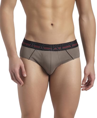 Image of Jockey US14 Men Super Combed Cotton Solid Brief with Ultrasoft Waistband (Colors & Prints May Vary)