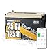 Power Queen 24V 125Ah Bluetooth Lithium Battery with Self-Heating,Trolling Motor LiFePO4 Battery Mini Size,Low-Temp Protection,IP67 Waterproof,3200W Power for Marine,Yacht,Boat,Solar Off-Grid