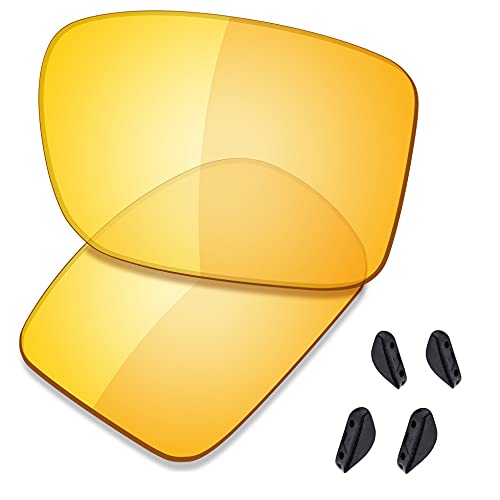 Image of SAUCER Premium Replacement Lenses & Nosepads for Oakley Double Edge OO9380-66mm Sunglasses