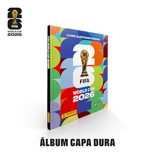 Copa do Mundo 2026 Álbum de Figurinhas Capa Dura FIFA WORLD CUP 2...