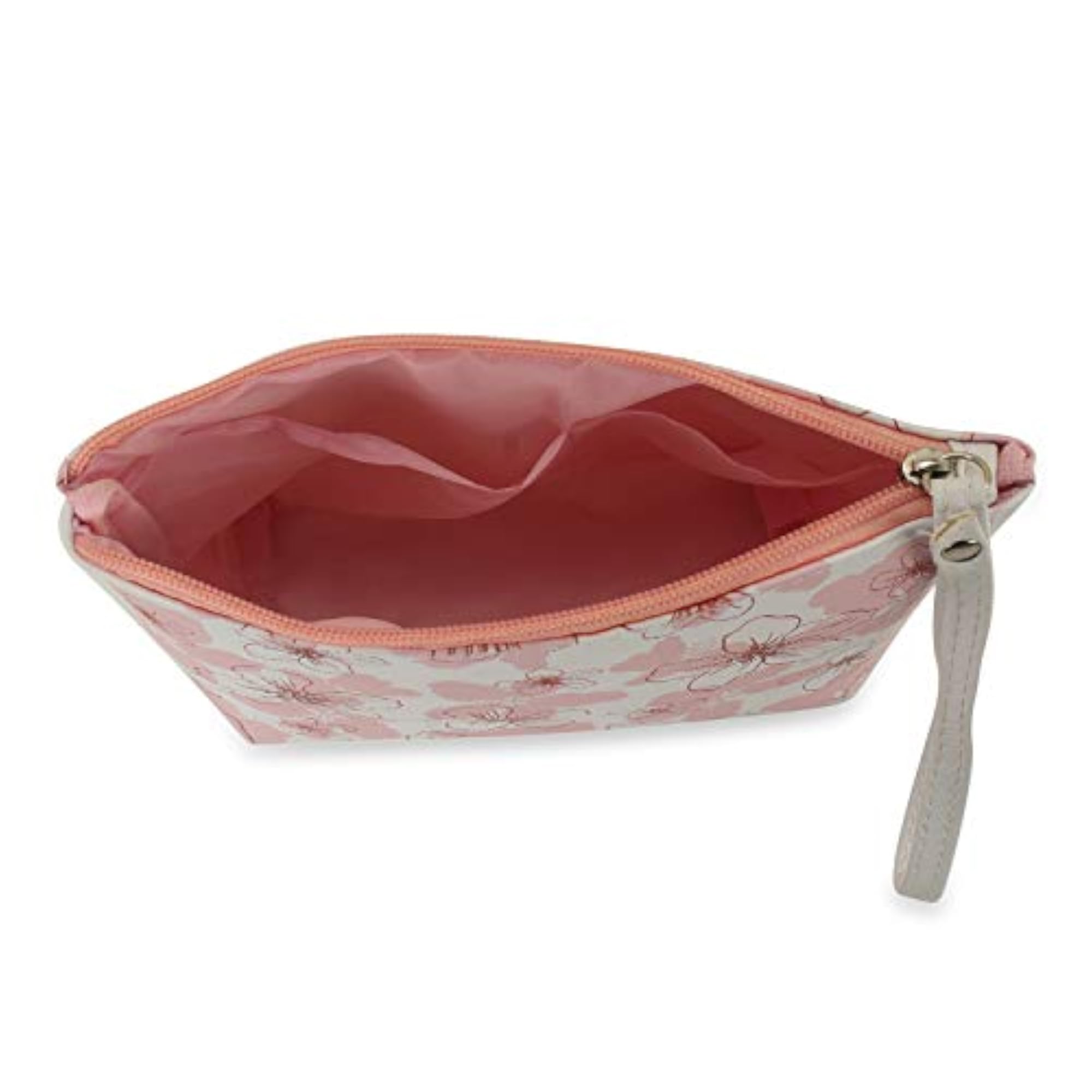 PU Floral Print Makeup Pouch for Women
