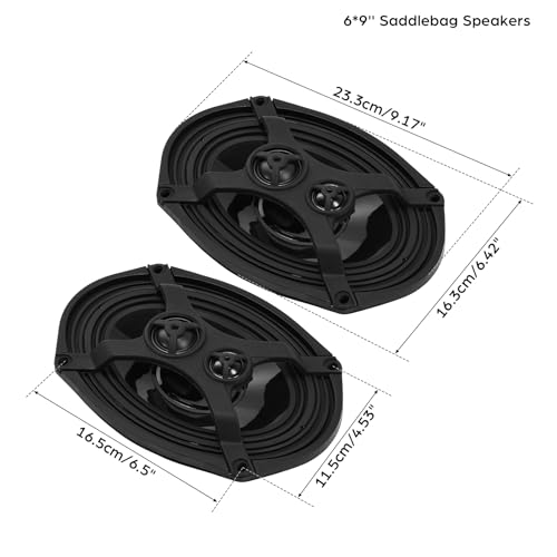 TCT-MOTORPARTS 6x9 Altavoces para Tapa de Alforja compatibles con Harley Davidson Touring 2014-2026 2025 2024 Street Road Electra Glide Road King miniatura 4
