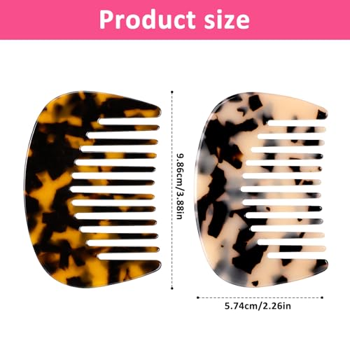 2 Pack Peines Mini Anti-Estáticos Para Cuidado Diario miniatura 2
