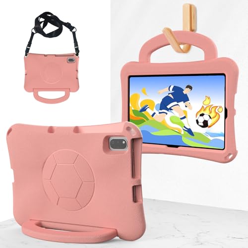 Coque Huawei Matepad 10.4 convertible rose légère et incassable pour enfant