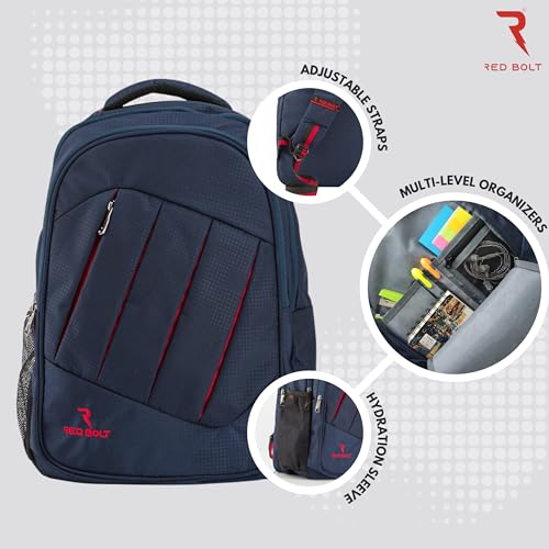 Image of RED BOLT Panther Backpack | 40L stylish Laptop bag, College bag, School Bagpack | Men & Women |