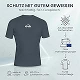 iQ-UV Herren UV 300 Slim Fit Kurzarm T-Shirt, grau (ash), M (50)