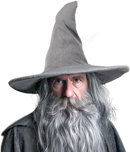 Sombrero De Bruja O Mago De 18 Pulgadas – Accesorio De Poliéster Para Cosplay, Halloween Y Fiestas Temáticas