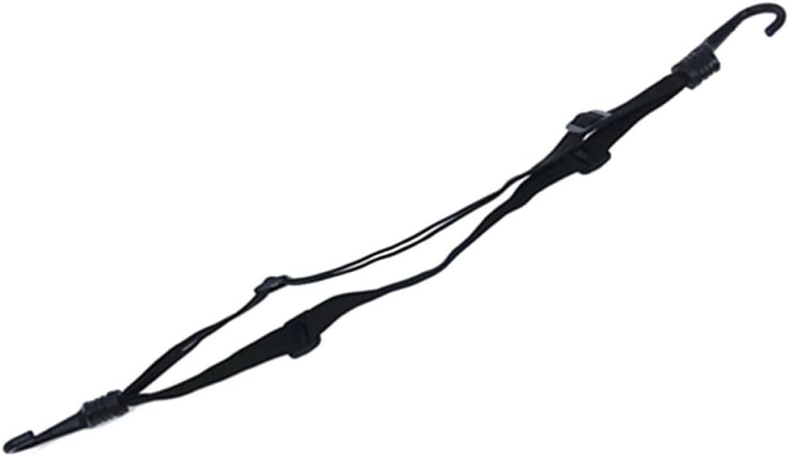 Hooks Motorcycles Luggage Strap Nylon Adjustable Binding Black