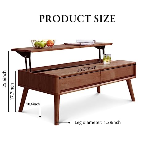 Lift-Top-Coffee-Table-with-Storage-Solid-Wood-Coffee-Table-with-Lifting-Top-Mid-Century-Smart-Coffee-Table-Lift-Top-with-Open-Shelf-for-Living-Room-Home-Office-Walnut-3937x2362x1772 Lift Top Coffee Table with Storage Solid Wood Coffee Table with Lifting Top Mid Century Smart Coffee Table Lift Top with Open Shelf for Living Room Home Office Walnut 3937x2362x1772