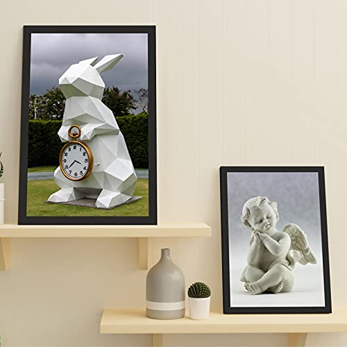 Wearter 18X24 Frame Black Solid Wooden 18 X 24 Poster Frame For Wall-Mounted, Decorate Picture Puzzle Frame 18X24, 3 Pack #TOP6