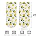 LITPUZC 5 Pairs Fashion Ankle Socks for Women Girl Lemon with Leaf White Crew Sock Soft Breathable Low Cut Socks for Sport Running Athletic
