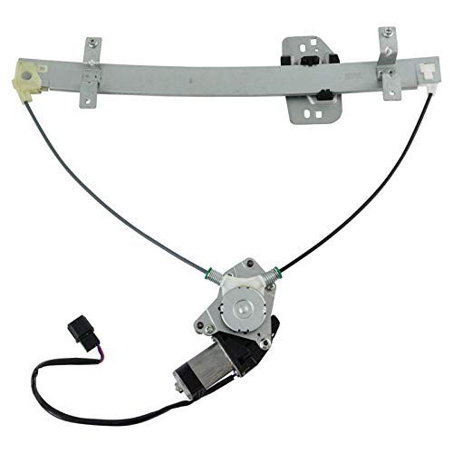 Image of TRQ Rear Right Power Window Regulator & Motor Assembly Passenger Side Compatible with 2006-2014 Honda Ridgeline