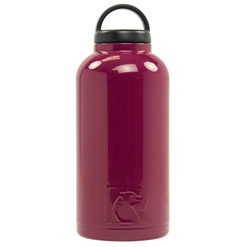 RTIC 275 Double Wall Vacuum Insulated Bottle, 64 oz, Maroon