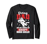 Photo Gallery diving papà divertente scuba divers diving amante grafica maglia a manica Photo Gallery diving papà divertente scuba divers diving amante grafica maglia a manica