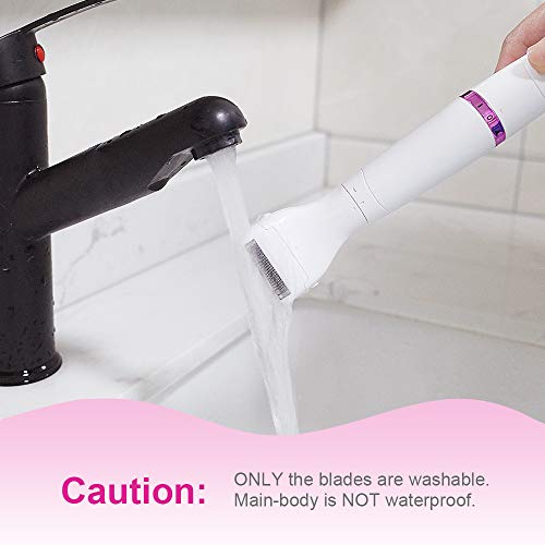 Funstant BIKINI-WT-17-US. Trimmer, Funstant Electric Razor For Women With Comb, Cordless Safe Hair Trimmer Floating Foil For Dry Use, Battery Operated Personal Shaver thumb #6