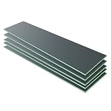 Pannello di Costruzione da Piastrellare in Estruso Polistrirene Rigido XPS Isolamento della Casa e del Bagno 2500x600X25 mm (5 pezzi/set)