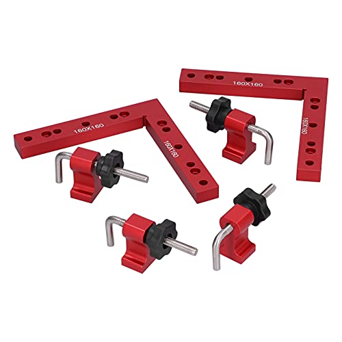 Carpenter Clamping Tool Right Angle Clip Positioning Panel 90° Woodworking Fixture 160x160mm