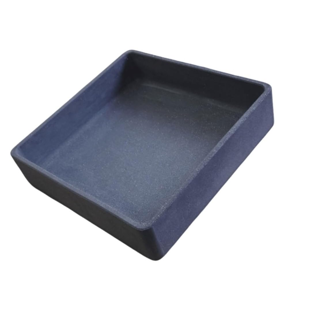 Crogiolo in carburo di silicio ad alta temperatura - Arca Saggar SiC ricristallizzato, 1650 °C, durevole e resistente al calore, 1 pezzo(Recrystallization 500x370x10mm)