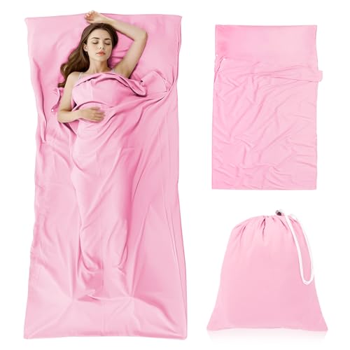 BREENHILL Self Tan Sleep Sack Breathable Protect Sheets From Self Tanner, Lightweight Poly Self Tanning Sheet Protector, Self Tanner Sleeping Bag, Travel And Camping Sheet, Sleeping Bag Liner
