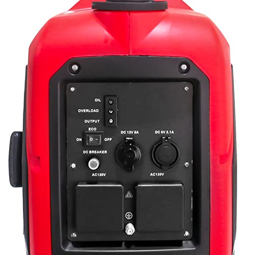 Sharcar K-GAS2000 Kosta Portable Inverter Generator, 2000 Watt Ultra Quiet Inverter Gasoline Generator thumb #2
