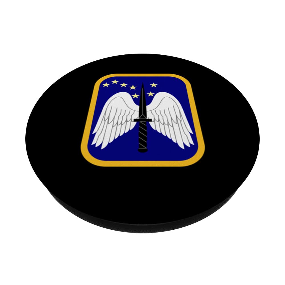 PopGrip Ucraina - Emblema Nazionale Con Grano E Bandiera - Supporto Intercambiabile Per Smartphone