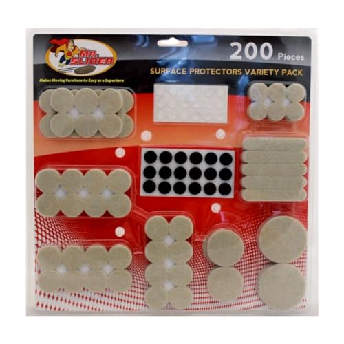 Mr Slider Surface Protectors Variety Pack (200 pieces, Tan)