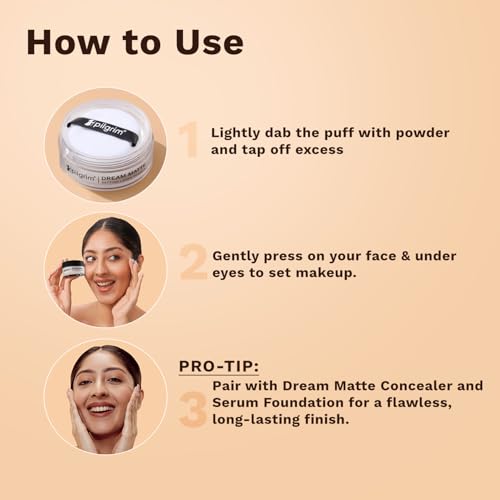 Image of Pilgrim Translucent Setting Loose Powder Sets Makeup All Day Long Instant Oil Control Non-cakey & Flawless Finish 8g (Banana, 8gm)