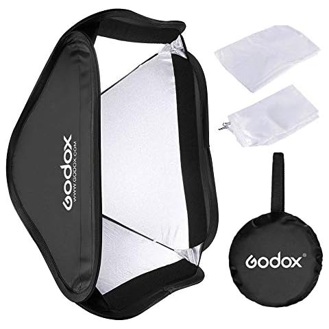 Godox Plegable Softbox Kit 24 x 24 pulgadas con Soporte de Bowen (HS6060) Cover