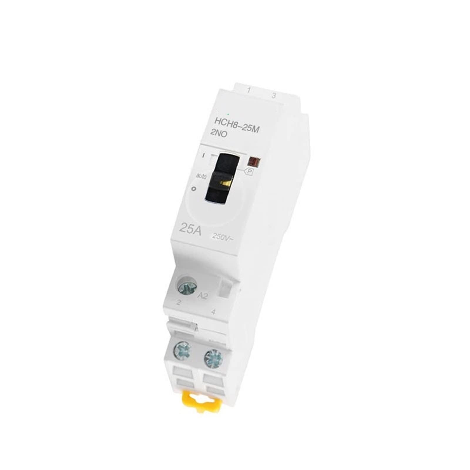 HCH8-25M 2P 16A 20A 220V Contactor modular de CA for el hogar con interruptor de control manual 2NO 1NO1NC o 2NC 1pcs (Color : 2p 16a 2nc 230v)