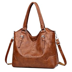 Ladies Handbags Crossbody Tote Bag with Zip Designer Hobo Bags for Women Daily Use with Detachable Strap