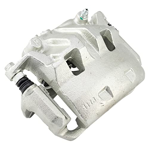 Image of TRQ Front Right Brake Caliper w /Bracket Passenger Side