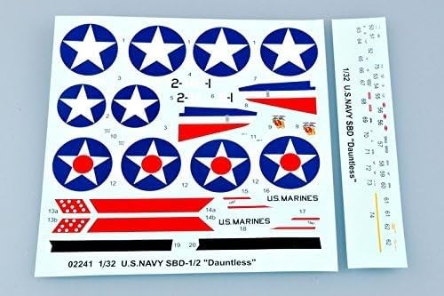 Trumpeter SBD-1/2 Dauntless Model Kit miniatura 3
