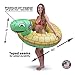 GoFloats Rockin Turtle Party Tube Inflatable Raft - Fun Pool Float for Adults and Kids
