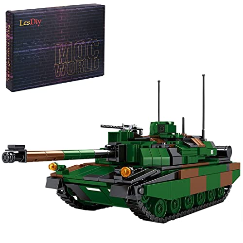 YPZ Technik Panzer Bausteine, T-14 Armata Main Battle Tank Modellbausatz Panzer, Militär Panzer Bausatz Klemmbausteine…