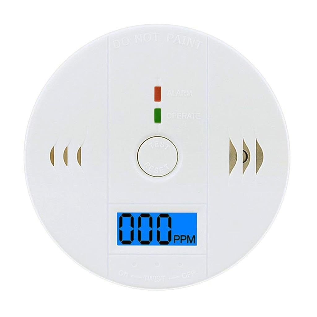 carbon monoxide alarm co smoke sensor gas warning detector voice warning