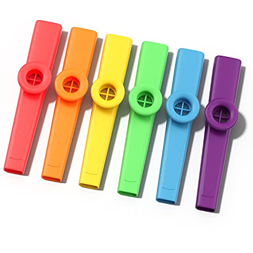 Muscell Kazoo Musical Instruments,36Pcs Plastic Kazoos With Bottle Packaging - Multi Colors #TOP1