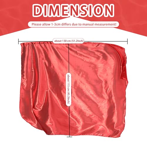MUNAFIE 51"x45" Worship Flags with Flex Rods and Storage Bag,Dance Flags Church Dance Banner RedRed by MUNAFIE - Image 3