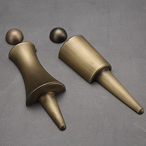 Panneaux porte toilettes en métal 6 pouces au design minimaliste pour intérieur soigné