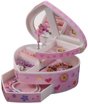 "Courtney" Mele & Co. Girl's Musical Ballerina Jewelry Box in Plastic