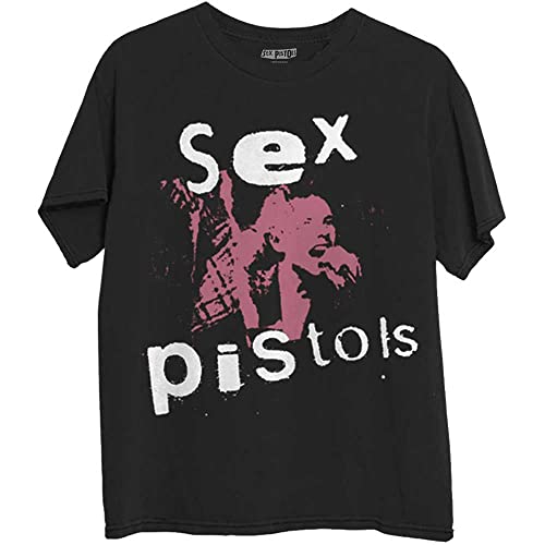 Rock Off The Sex Pistols Sex Pistols Officiel T-Shirt Hommes Unisexe - Les Beatles, Paul McCartney, John Lennon, RIngo Starr, George Harrison Rock Off The Sex Pistols Sex Pistols Officiel T-Shirt Hommes Unisexe