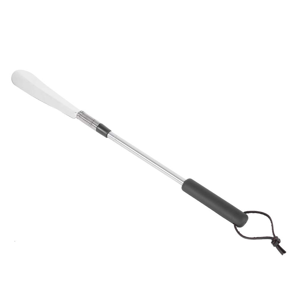 Calzascarpe Professionale In Acciaio Inox Con Manico Lungo 50 Cm, Flessibile E Robusto