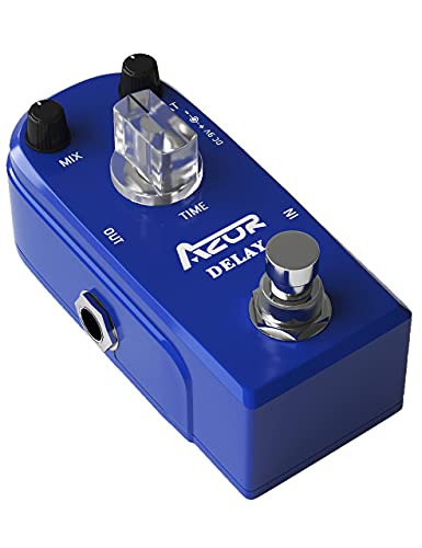 Azor Pedal Power Adapter With Guitar Dealy Pedal, Vintage Analog Delay Guitar Effect Pedal With True Bypass Pedal, Vintage Analog Delay Guitar Effect Pedal With True Bypass #TOP1