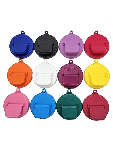 Beverage Buddee Can Cover - Can Cover For Standard Size Soda/Beer/Energy Drink Cans - Made In The USA - BPA-PCB Free - Assort Colors (Plain - 12 Pack)