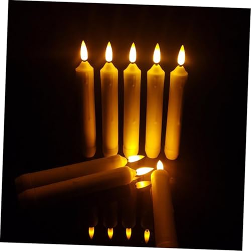 Velas LED sin llama para ambientación romántica en bodas 3