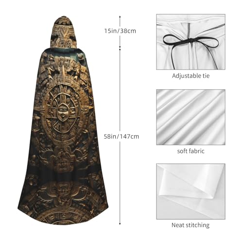 Cape à capuche Maya adulte ample pour costume Halloween réussi