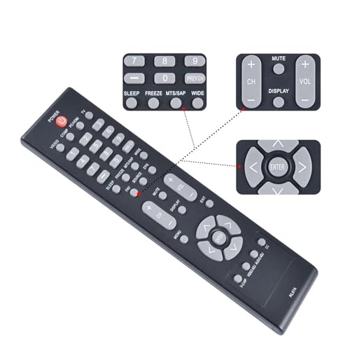 Télécommande TV RL57A pour remplacer votre commande perdue ou cassée - 4