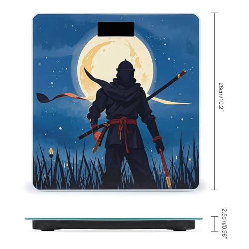 Báscula Digital Moonlight Watercolor Style Ninja 400 lb miniatura 2