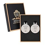 NC Personalized Golf Ball Markers, Marker Hat Clip, Gifts for Men, Accessories Stainless Steel Magne