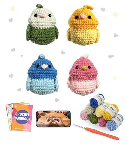 PAITIN Crochet Kit for Beginners – DIY Parrot Crochet Craft